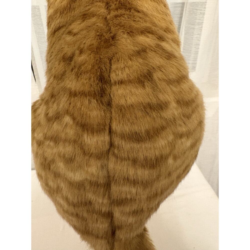 Korea Folkmanis Tabby Kitty Cat Hand Puppet Furry Folk Full Life Sz Vtg Stripe - Picture 13 of 15
